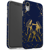 For iPhone XR Case, Protective Back Cover, Gemini Drawing | iCoverLover Australia