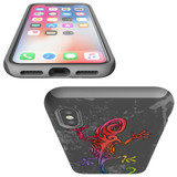 For iPhone XS Max Case, Protective Back Cover, Colorful Lizard | iCoverLover Australia