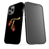 For iPhone 12/12 Pro Case, Protective Back Cover, Embellished Letter T | iCoverLover Australia