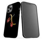 For iPhone 12/12 Pro Case, Protective Back Cover, Embellished Letter X | iCoverLover Australia