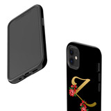 For iPhone 12 mini Case, Protective Back Cover, Embellished Letter Z | iCoverLover Australia