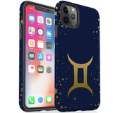 For iPhone 11 Pro Max Case, Protective Back Cover, Gemini Sign | iCoverLover Australia