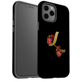 For iPhone 12 Pro Max Case, Protective Back Cover, Embellished Letter L | iCoverLover Australia