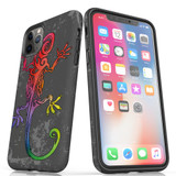 For iPhone 11 Pro Case, Protective Back Cover, Colorful Lizard | iCoverLover Australia