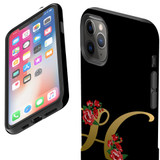 For iPhone 11 Pro Case, Protective Back Cover, Embellished Letter H | iCoverLover Australia