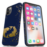 For iPhone 11 Pro Case, Protective Back Cover, Pisces Drawing | iCoverLover Australia