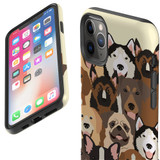 For iPhone 11 Pro Case, Protective Back Cover, Seamless Dogs | iCoverLover Australia