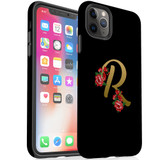 For iPhone 11 Pro Case, Protective Back Cover, Embellished Letter R | iCoverLover Australia