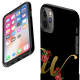 For iPhone 11 Pro Case, Protective Back Cover, Embellished Letter W | iCoverLover Australia