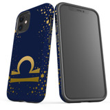 For iPhone 12 mini Case, Protective Back Cover, Libra Sign | iCoverLover Australia