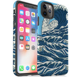 For iPhone 11 Pro Case, Protective Back Cover, Japanese Wave | iCoverLover Australia