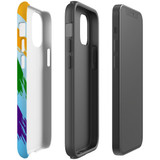 For iPhone 12 mini Case, Protective Back Cover, Rainbow Brushes | iCoverLover Australia