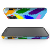 For iPhone 12 mini Case, Protective Back Cover, Rainbow Brushes | iCoverLover Australia