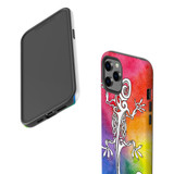 For iPhone 12 Pro Max Case, Protective Back Cover, Rainbow Lizard | iCoverLover Australia