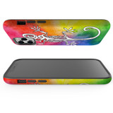 For iPhone 12 Pro Max Case, Protective Back Cover, Rainbow Lizard | iCoverLover Australia