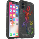 For iPhone 11 Case, Protective Back Cover, Colorful Lizard | iCoverLover Australia