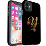 For iPhone 11 Case, Protective Back Cover, Embellished Letter Y | iCoverLover Australia