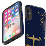 For iPhone 11 Case, Protective Back Cover, Libra Drawing | iCoverLover Australia