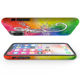 For iPhone 11 Pro Max Case, Protective Back Cover, Rainbow Lizard | iCoverLover Australia