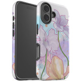 For Apple iPhone 17 Case, MagSafe Compatible Protective Cover, Watercolour Floral | iCoverLover Australia