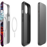 For iPhone 14 Case, Protective MagSafe Compatible Cover, Swirling Paint | iCoverLover Australia