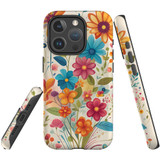 For iPhone 14 Pro Case, Protective MagSafe Compatible Cover, Floral Symphony | iCoverLover Australia