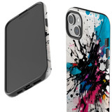 For iPhone 14 Plus Case, Protective MagSafe Compatible Cover, Dark Splatter | iCoverLover Australia