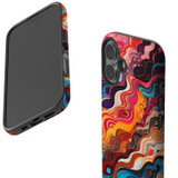 For Apple iPhone 17 Case, MagSafe Compatible Protective Cover, Waves Of The Sun | iCoverLover Australia