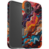For Apple iPhone 17 Case, MagSafe Compatible Protective Cover, Waves Of The Sun | iCoverLover Australia