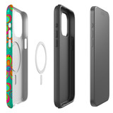 For iPhone 14 Pro Max Case, Protective MagSafe Compatible Cover, Retro Floral Design | iCoverLover Australia