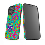 For iPhone 16 Pro Max Case, Protective MagSafe Compatible Cover, Retro Floral Design | iCoverLover Australia