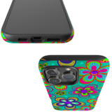 For iPhone 16 Pro Max Case, Protective MagSafe Compatible Cover, Retro Floral Design | iCoverLover Australia