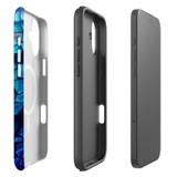 For iPhone 16 Case, Protective MagSafe Compatible Cover, Blue Mirror | iCoverLover Australia