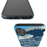 For iPhone 16 Case, Protective MagSafe Compatible Cover, Japanese Wave | iCoverLover Australia