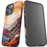 For iPhone 15 Pro Max Tough Case Compatible with MagSafe, Sunny Waves | iCoverLover Australia