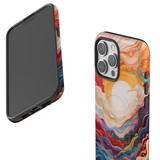 For iPhone 15 Pro Max Tough Case Compatible with MagSafe, Sunny Waves | iCoverLover Australia