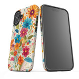 For iPhone 16 Case, Protective MagSafe Compatible Cover, Floral Symphony | iCoverLover Australia