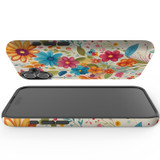 For iPhone 16 Case, Protective MagSafe Compatible Cover, Floral Symphony | iCoverLover Australia
