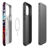 For iPhone 14 Pro Max Case, Protective MagSafe Compatible Cover, Swirling Paint | iCoverLover Australia