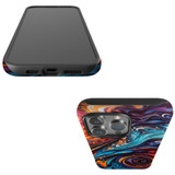 For iPhone 14 Pro Max Case, Protective MagSafe Compatible Cover, Swirling Paint | iCoverLover Australia
