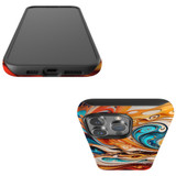 For iPhone 15 Pro Max Tough Case Compatible with MagSafe, Swirling Gold | iCoverLover Australia