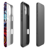 For iPhone 16 Case, Protective MagSafe Compatible Cover, Swirling Paint | iCoverLover Australia
