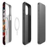 For iPhone 15 Pro Max Tough Case Compatible with MagSafe, Waves Of The Sun | iCoverLover Australia