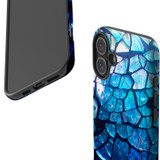 For iPhone 16 Plus Case, Protective MagSafe Compatible Cover, Blue Mirror | iCoverLover Australia