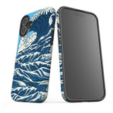 For iPhone 16 Plus Case, Protective MagSafe Compatible Cover, Japanese Wave | iCoverLover Australia