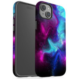 For iPhone 15 Plus Tough Case Compatible with MagSafe, Abstract Galaxy | iCoverLover Australia