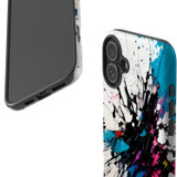 For iPhone 16 Plus Case, Protective MagSafe Compatible Cover, Dark Splatter | iCoverLover Australia