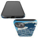 For iPhone 15 Plus Tough Case Compatible with MagSafe, Japanese Wave | iCoverLover Australia
