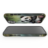 For iPhone 15 Plus Tough Case Compatible with MagSafe, Happy Panda | iCoverLover Australia