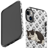 For iPhone 14 Plus Case Tough Protective Cover, Tuxedo Cat | iCoverLover Australia